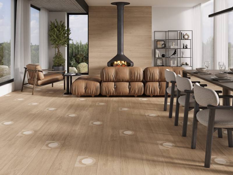 Carrelage aspect bois Montivilliers Le Havre